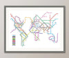 How to Choose the Perfect Metro Map Art for Your Space