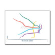 Argentina - Buenos-Aires Subte Route  Map