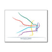 Argentina - Buenos-Aires Subte Route  Map