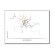 China - Shanghai Metro Route Map