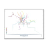 China - Shanghai Metro Route Map
