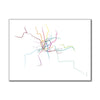 China - Shanghai Metro Route Map