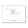 China - Shanghai Metro Route Map