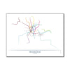 China - Shanghai Metro Route Map