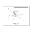 China - Shanghai Metro Route Map