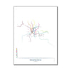 China - Shanghai Metro Route Map