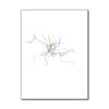 China - Shanghai Metro Route Map