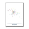 China - Shanghai Metro Route Map