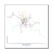China - Shanghai Metro Route Map