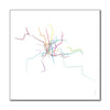 China - Shanghai Metro Route Map