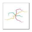 Czech Republic - Prague Metro Route Map
