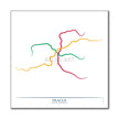 Czech Republic - Prague Metro Route Map