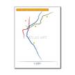 Egypt - Cairo Metro Route Map