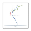 Egypt - Cairo Metro Route Map