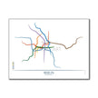 Germany - Berlin U-Bahn Route Map