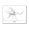 Germany - Berlin U-Bahn Route Map