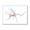 Germany - Berlin U-Bahn Route Map