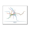 Germany - Berlin U-Bahn Route Map