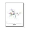 Germany - Berlin U-Bahn Route Map