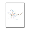 Germany - Berlin U-Bahn Route Map