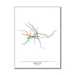 Germany - Berlin U-Bahn Route Map