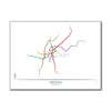 Austria - Vienna U-Bahn Route Map
