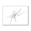 Austria - Vienna U-Bahn Route Map