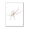 Austria - Vienna U-Bahn Route Map
