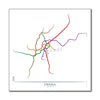 Austria - Vienna U-Bahn Route Map