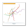 Austria - Vienna U-Bahn Route Map