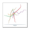 Austria - Vienna U-Bahn Route Map
