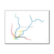 Germany - Hamburg U-Bahn Route Map