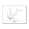 Germany - Hamburg U-Bahn Route Map
