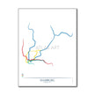 Germany - Hamburg U-Bahn Route Map