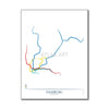 Germany - Hamburg U-Bahn Route Map