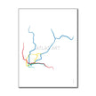 Germany - Hamburg U-Bahn Route Map