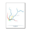 Germany - Hamburg U-Bahn Route Map