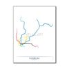 Germany - Hamburg U-Bahn Route Map