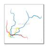 Germany - Hamburg U-Bahn Route Map