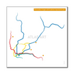 Germany - Hamburg U-Bahn Route Map