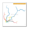 Germany - Hamburg U-Bahn Route Map