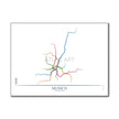 Germany - Munich U-Bahn Route Map