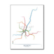 Germany - Munich U-Bahn Route Map