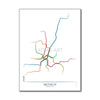 Germany - Munich U-Bahn Route Map