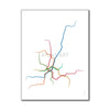 Germany - Munich U-Bahn Route Map