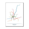 Germany - Munich U-Bahn Route Map
