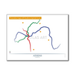 Greece - Athens Metro Route Map