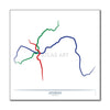 Greece - Athens Metro Route Map