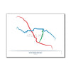 India - Hyderabad Metro Route Map