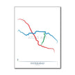 India - Hyderabad Metro Route Map